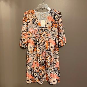 NWT Pretty 3/4 sleeve Dress